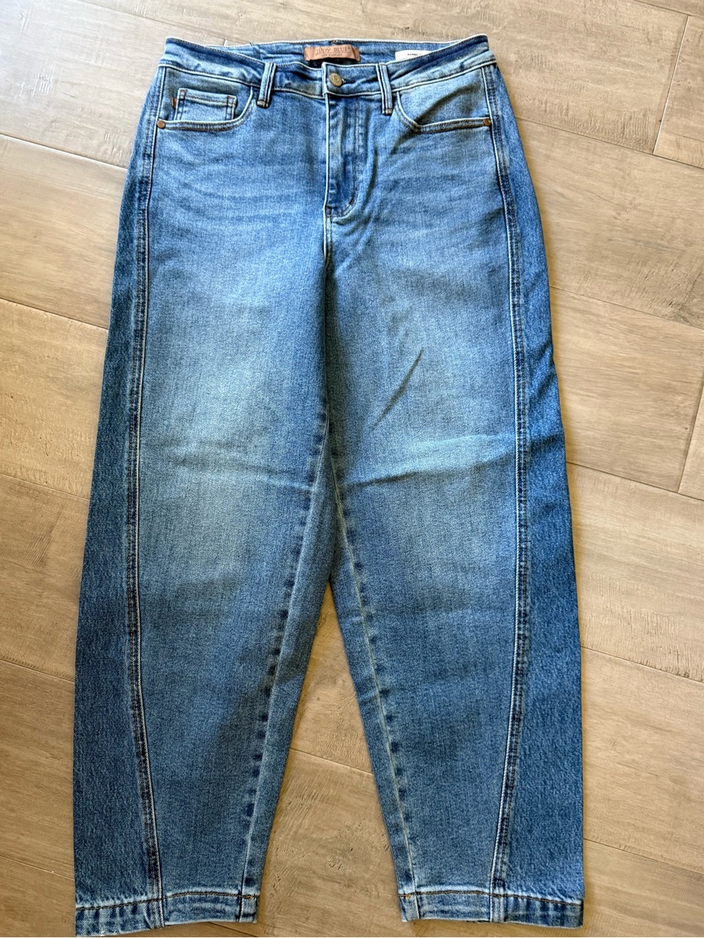 Judy Blue Relaxed Blue Barrel Denim Jeans